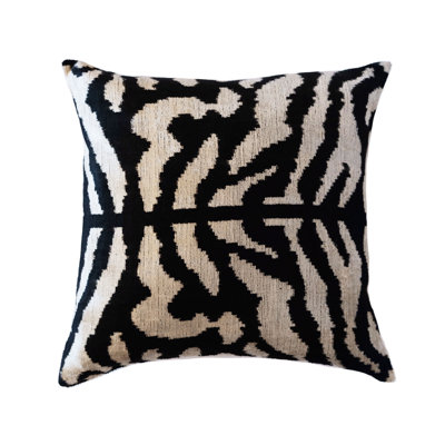 Silk Feather Ikat Throw Pillow LOOMY Feather Ikat Throw Pillow LOOMY | DailyMail